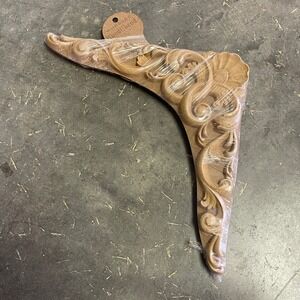 Woodbend‎ Ornate Wood Carved Corner Architectural Salvage Applique Unfinished